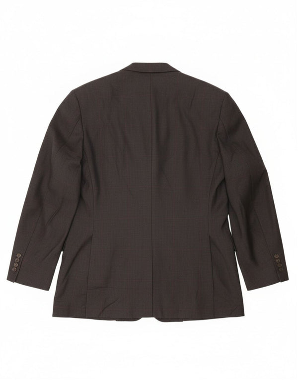 Polo Ralph Lauren Mens Double Breasted Blazer Jacket UK 40 Large Grey Check