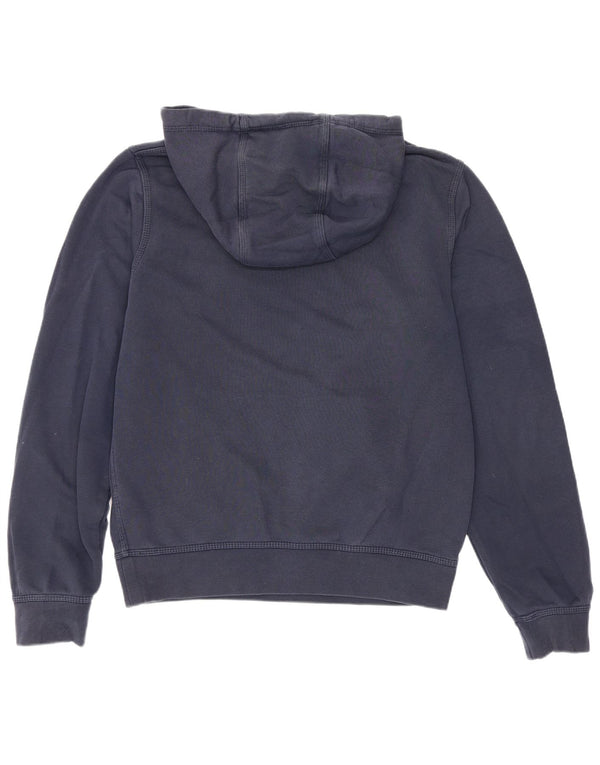 Nike Mens Hoodie Jumper Small Navy Blue Cotton