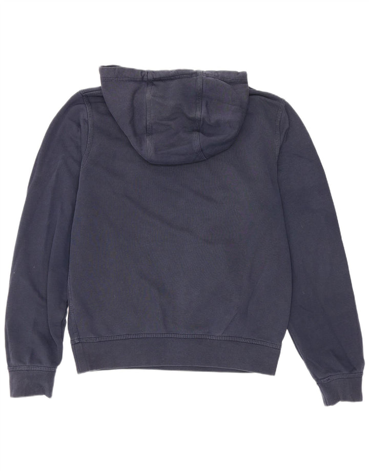 Nike Mens Hoodie Jumper Small Navy Blue Cotton