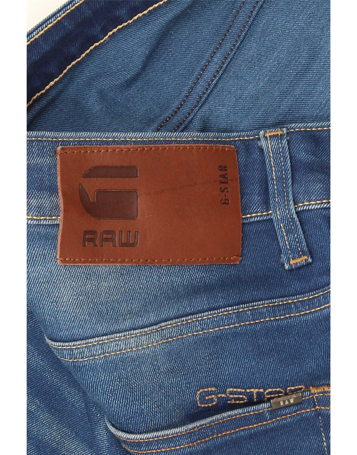 G-Star Mens 3301 Slim Jeans W30 L32 Blue Cotton