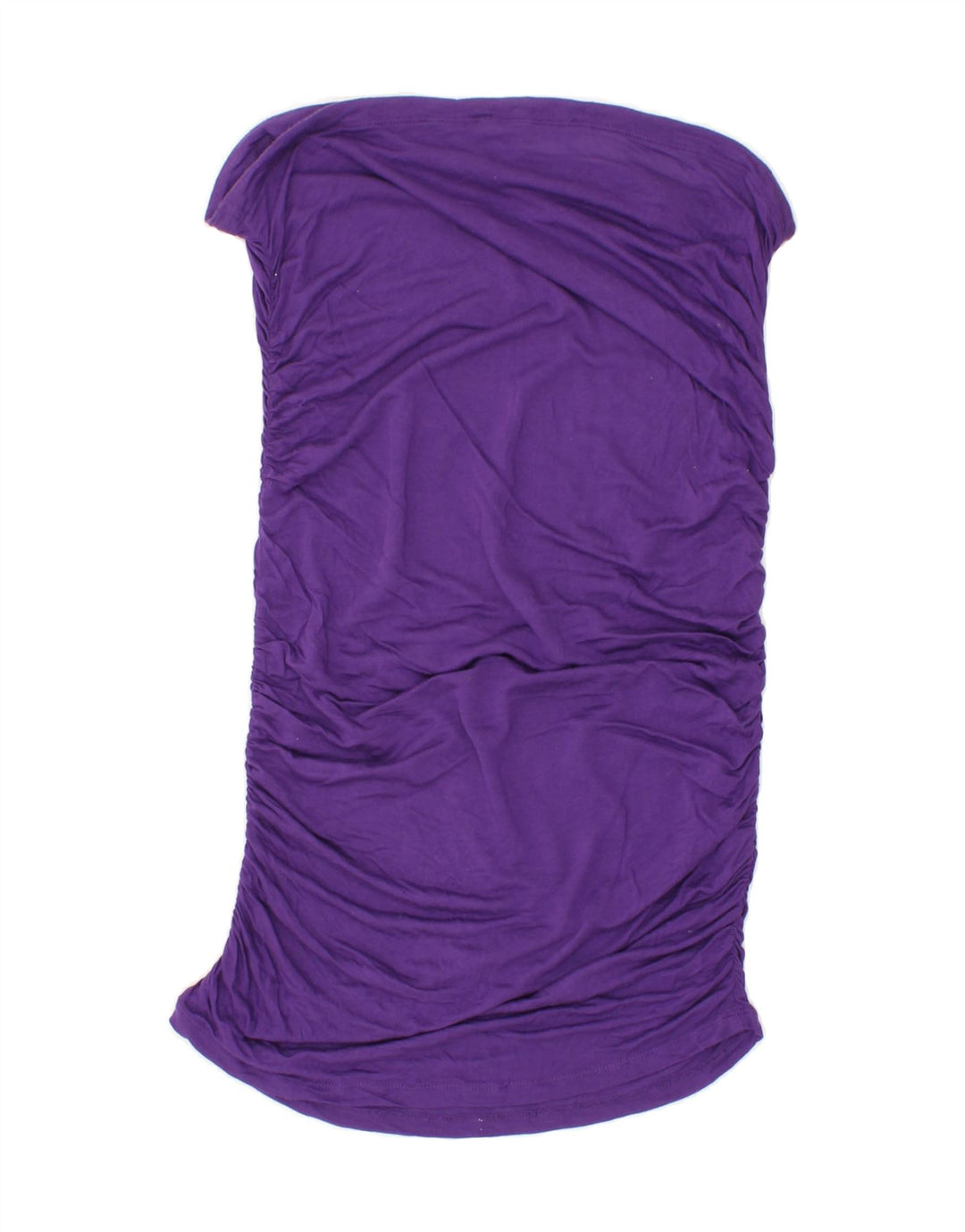 STEFANEL Womens Off Shoulder Strapless Dress UK 12 Medium Purple Vintage Stefanel and Second-Hand Stefanel from Messina Hembry 