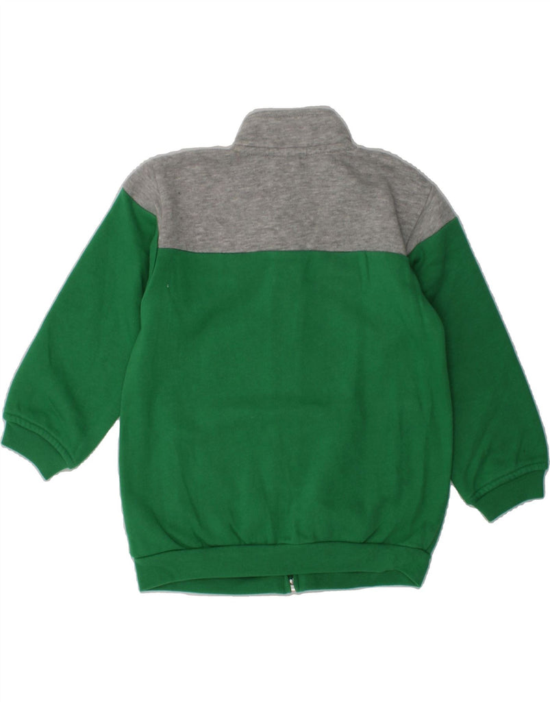 ADIDAS Boys Tracksuit Top Jacket 2-3 Years Green Colourblock Cotton | Vintage Adidas | Thrift | Second-Hand Adidas | Used Clothing | Messina Hembry 