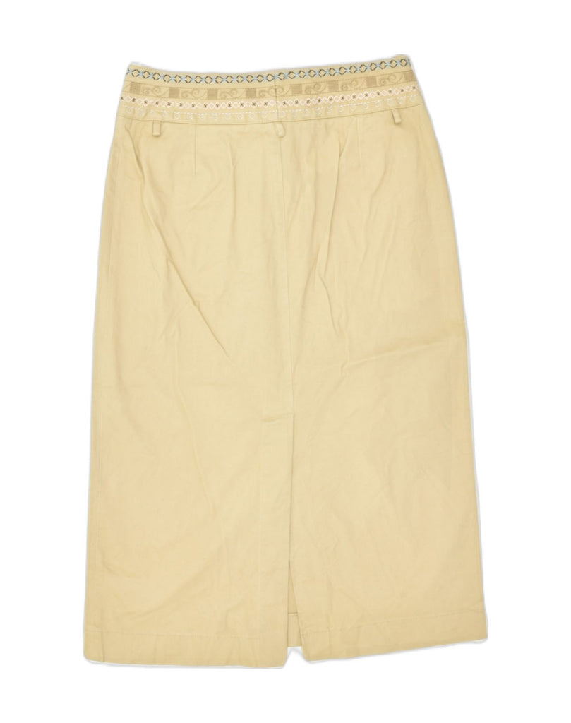 MARLBORO CLASSICS Womens High Waist Straight Skirt EU 42 Large W30 Beige | Vintage | Thrift | Second-Hand | Used Clothing | Messina Hembry 