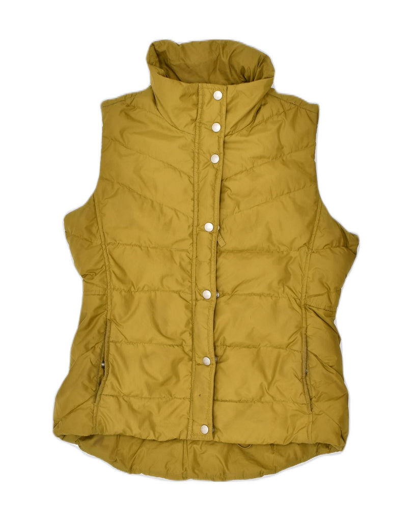 J. CREW Womens Padded Gilet UK 14 Medium Khaki Polyester | Vintage | Thrift | Second-Hand | Used Clothing | Messina Hembry 