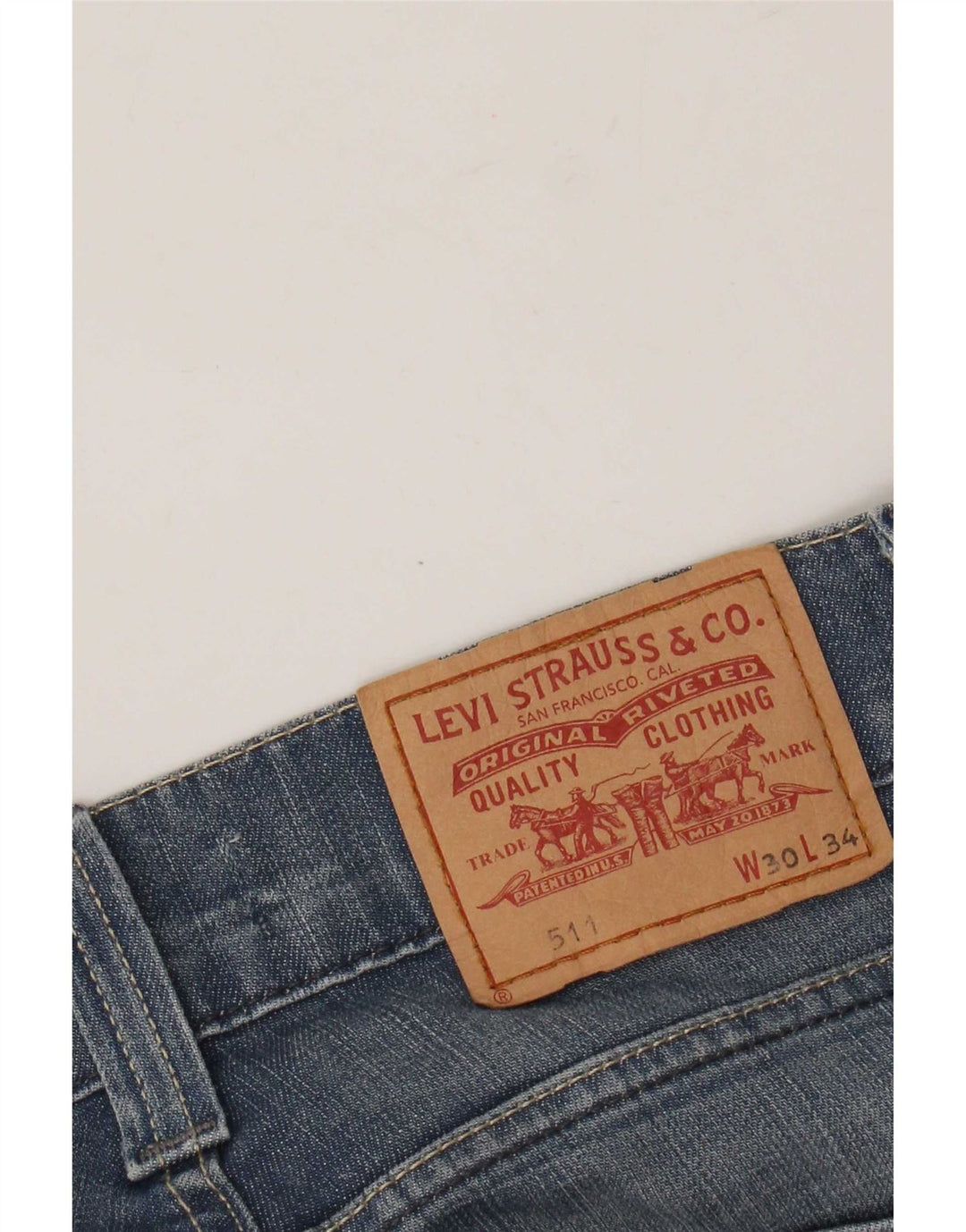Levi's Mens 511 Slim Jeans W30 L34 Blue