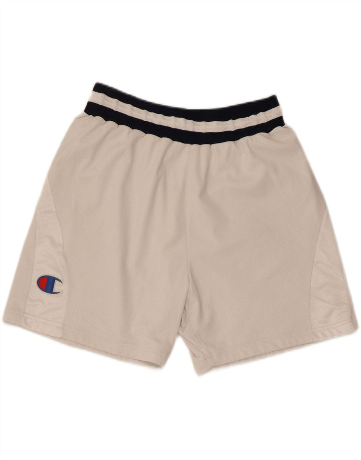 CHAMPION Mens Sport Shorts XL White Polyester Vintage Champion and Second-Hand Champion from Messina Hembry 