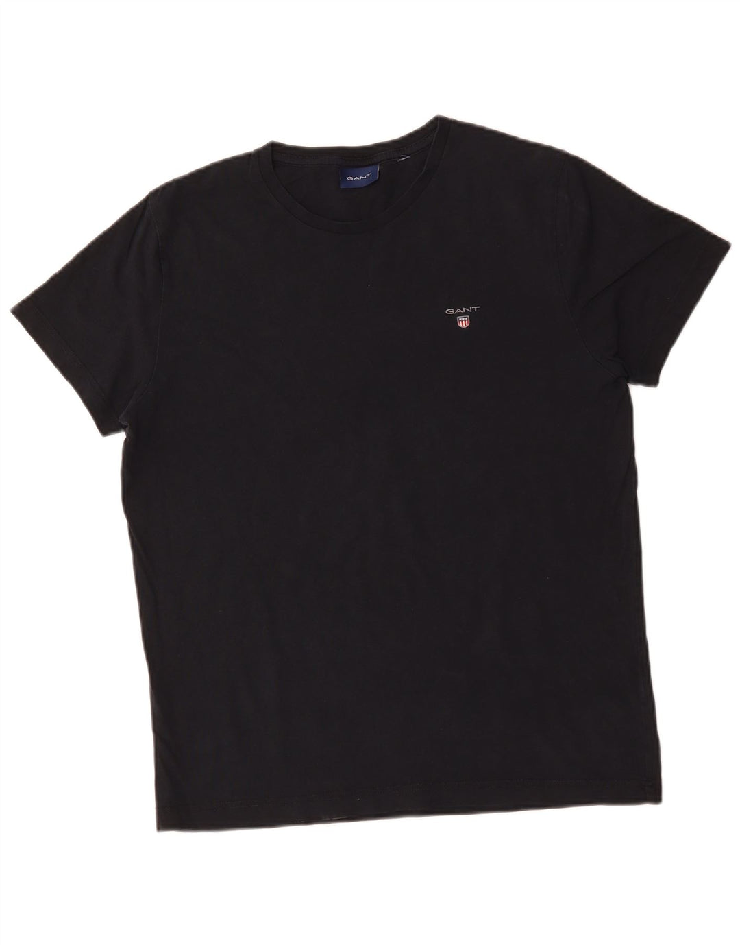 GANT Mens T-Shirt Top Medium Navy Blue Cotton