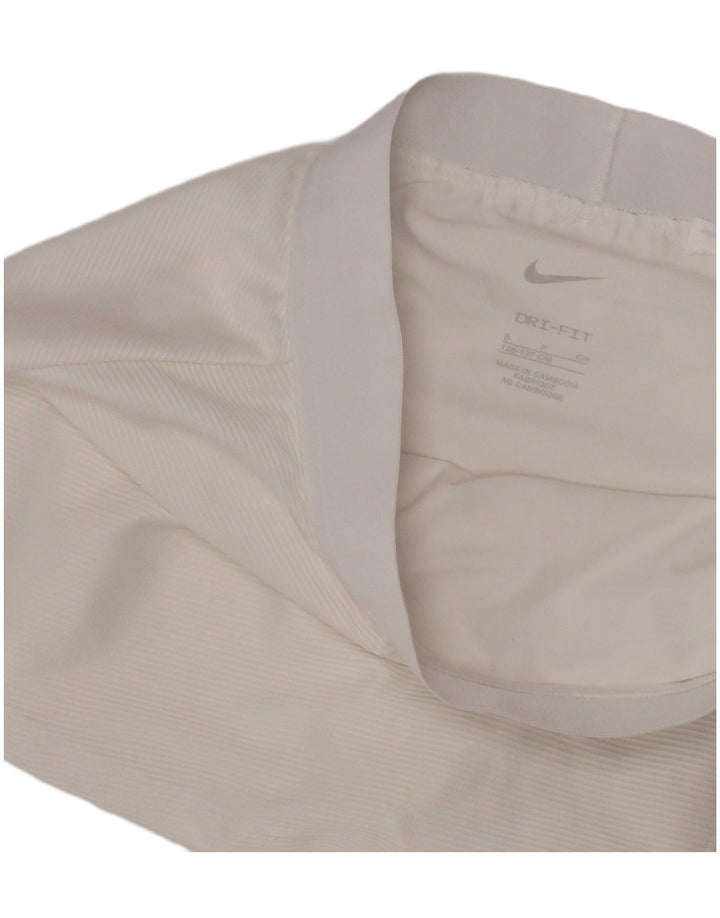 NIKE Girls Dri Fit Skort 8-9 Years Small White