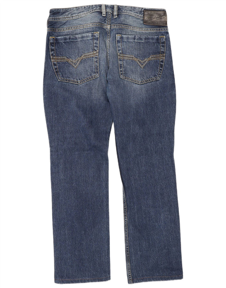 Diesel Mens Zatiny Bootcut Jeans W32 L32 Blue