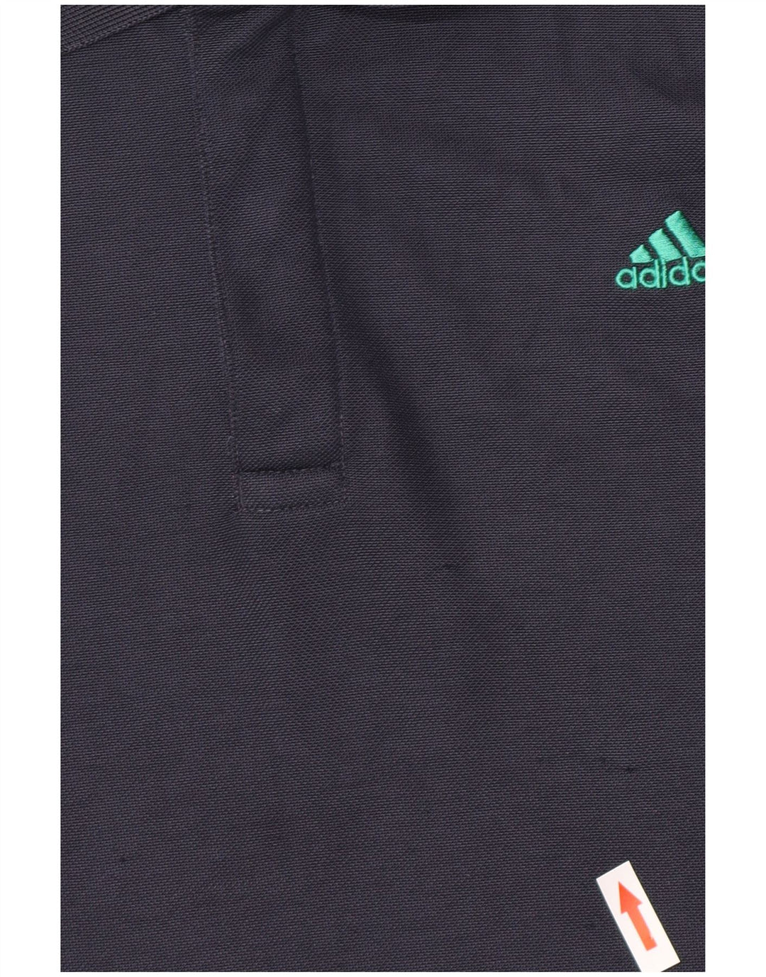 Adidas Mens Polo Shirt Large Navy Blue Polyester