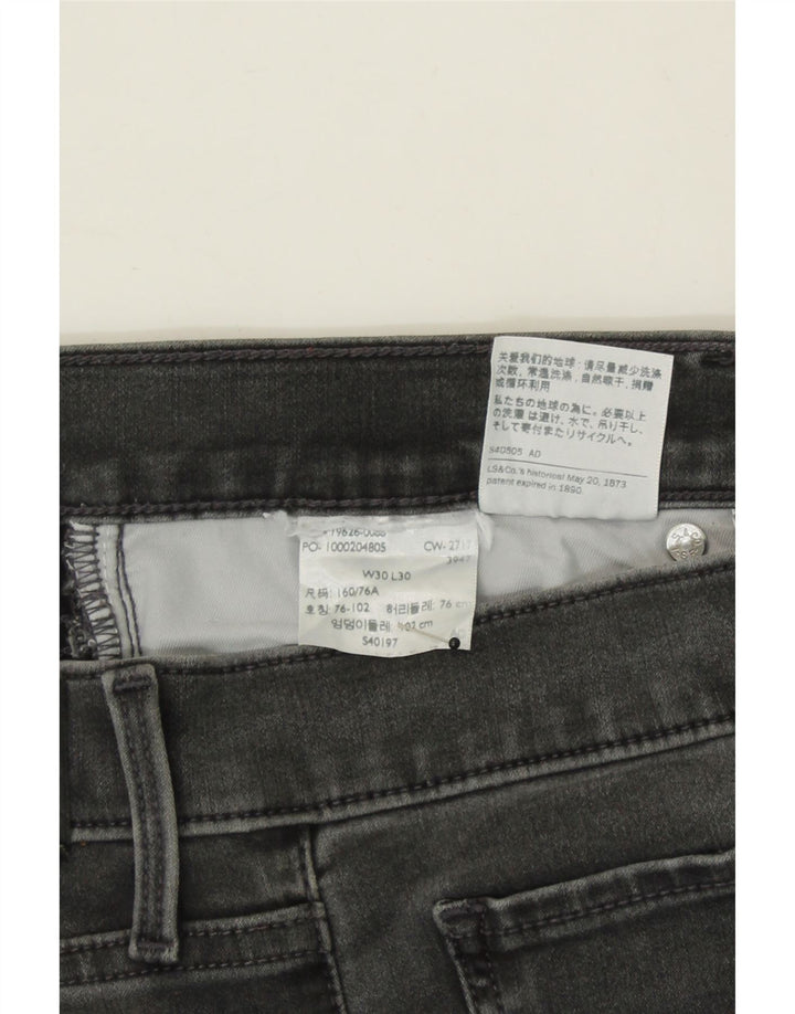 LEVI'S Womens 311 Shaping Skinny Jeans W30 L30 Grey Vintage Levi's and Second-Hand Levi's from Messina Hembry 