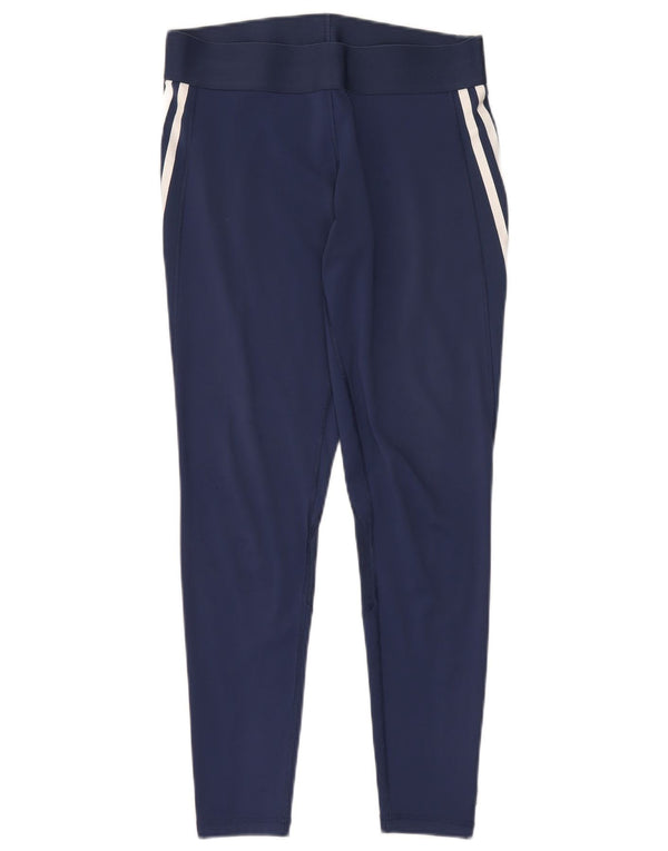 Adidas Womens Aeroready Leggings UK 12/14 Medium  Navy Blue