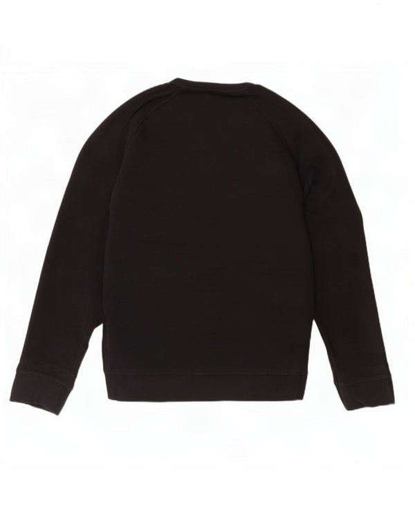 Diesel Mens Graphic Sweatshirt Jumper Large Black Cotton