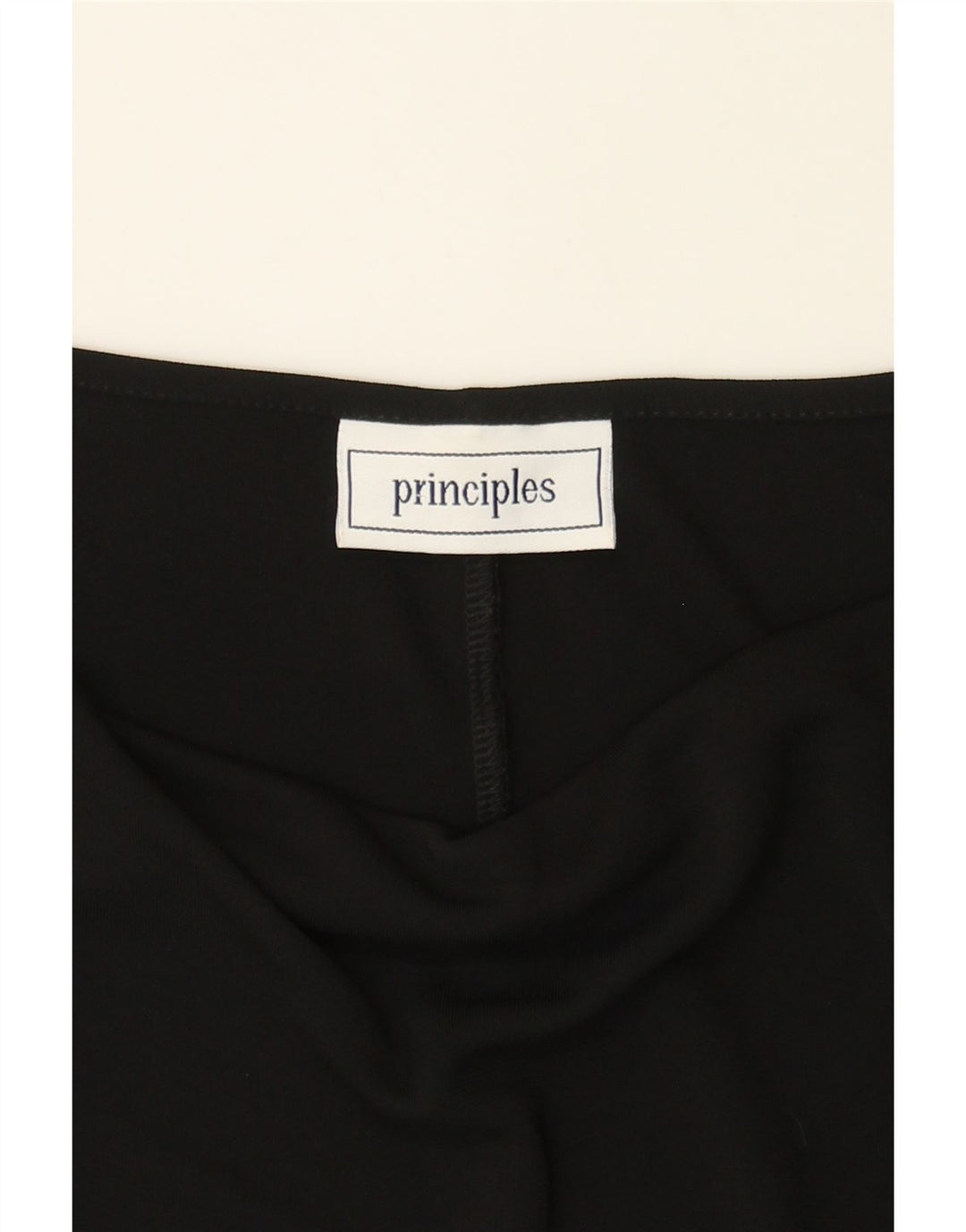 PRINCIPLES Womens 3/4 Sleeve Sheath Dress UK 14 Medium Black Polyester Vintage Principles and Second-Hand Principles from Messina Hembry 