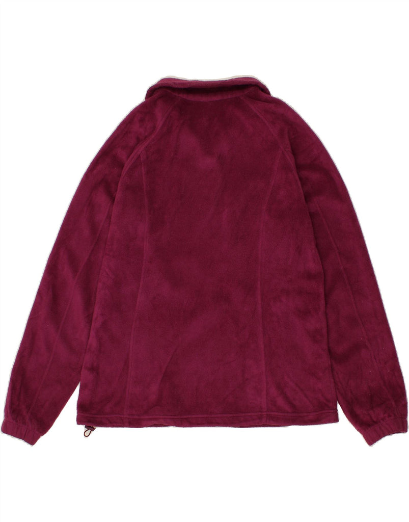 COLUMBIA Womens Fleece Jacket UK 16 Large Purple Polyester Vintage Columbia and Second-Hand Columbia from Messina Hembry 