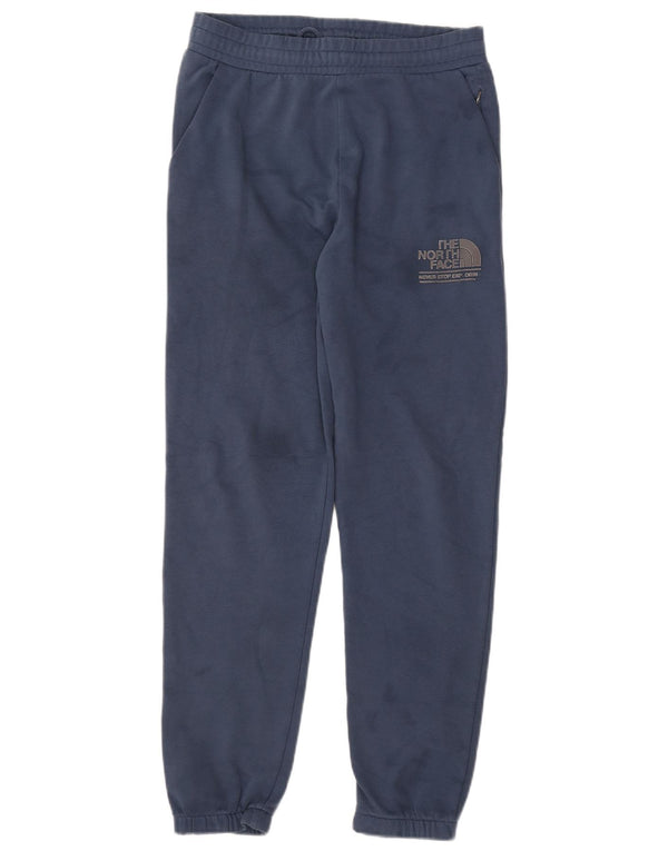THE NORTH FACE Mens Tracksuit Trousers Joggers Small  Blue Cotton