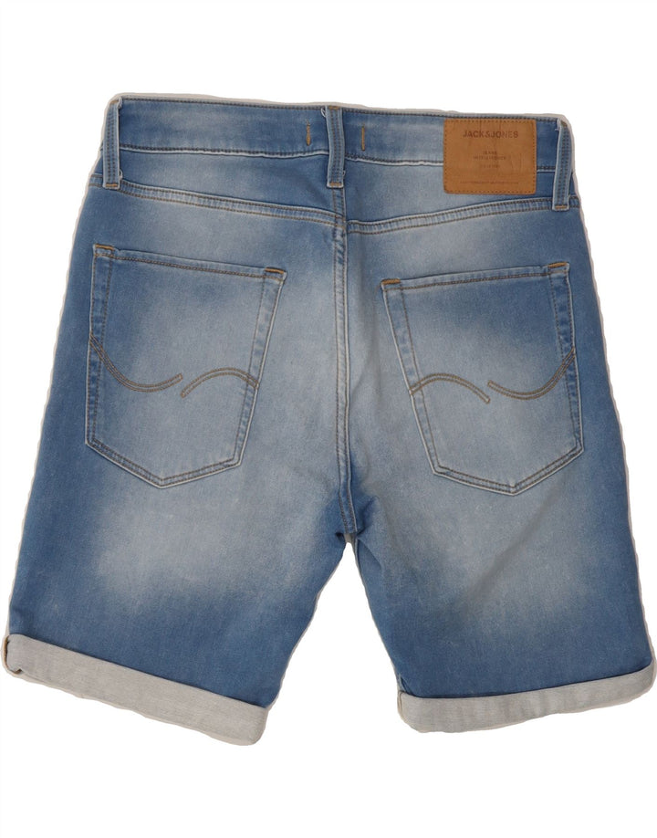 JACK & JONES Mens Regular Denim Shorts W30 Medium Blue Cotton Vintage Jack & Jones and Second-Hand Jack & Jones from Messina Hembry 