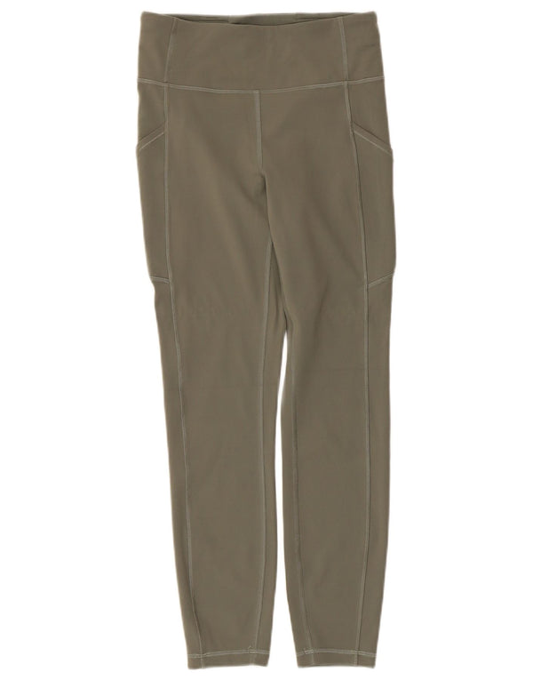 Lululemon Womens Leggings UK 10 Small  Khaki