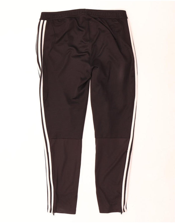 Adidas Womens Climacool Tracksuit Trousers UK 16/18 Large Black Polyester