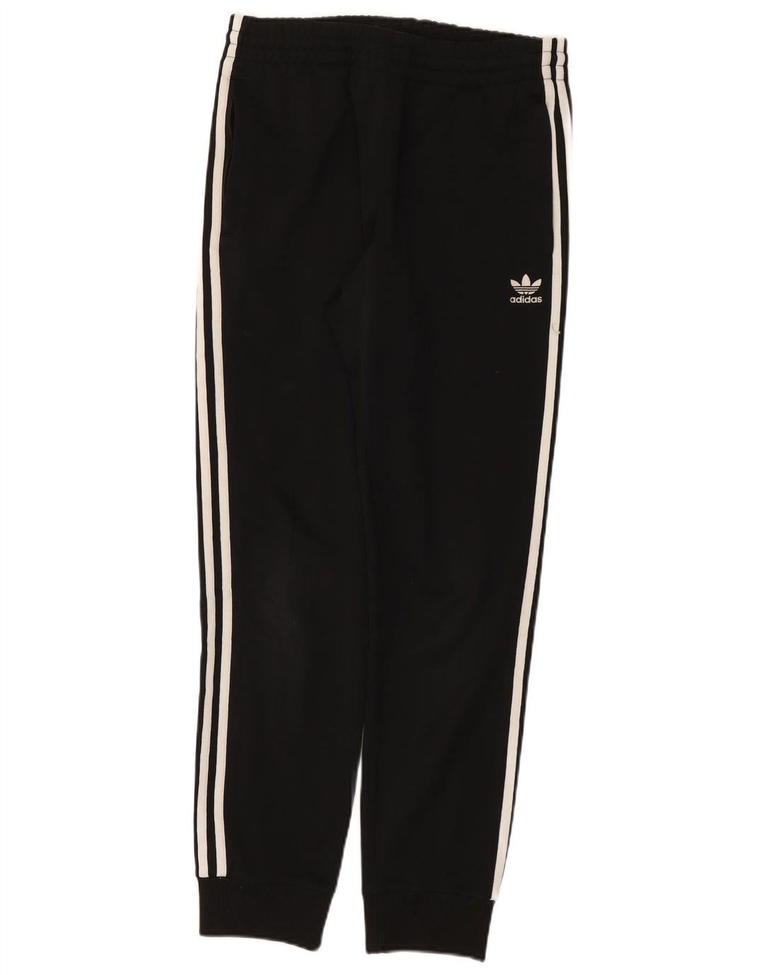 Adidas Mens Tracksuit Trousers Joggers Medium Black Polyester Sports