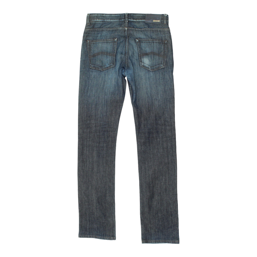 Armani Collezioni Mens Blue Straight Jeans | Vintage Luxury Designer Denim VTG | Vintage Messina Hembry | Thrift | Second-Hand Messina Hembry | Used Clothing | Messina Hembry 