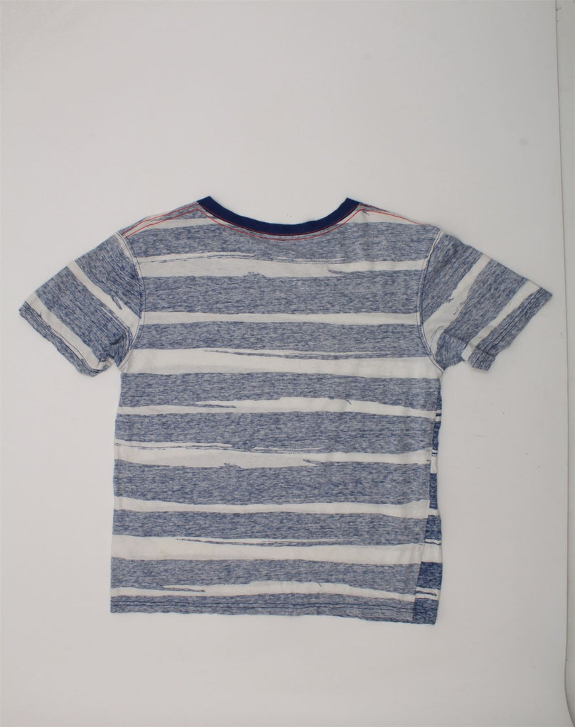 NAUTICA Boys T-Shirt Top 14-15 Years Large  Blue Striped Cotton | Vintage Nautica | Thrift | Second-Hand Nautica | Used Clothing | Messina Hembry 