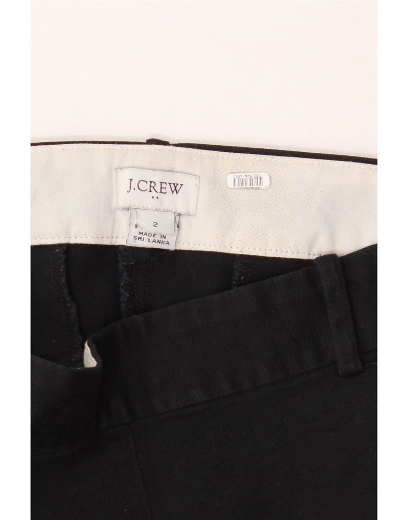 J. CREW Womens Slim Cropped Trousers US 2 XS W28 L24 Navy Blue Cotton Vintage J. Crew and Second-Hand J. Crew from Messina Hembry 