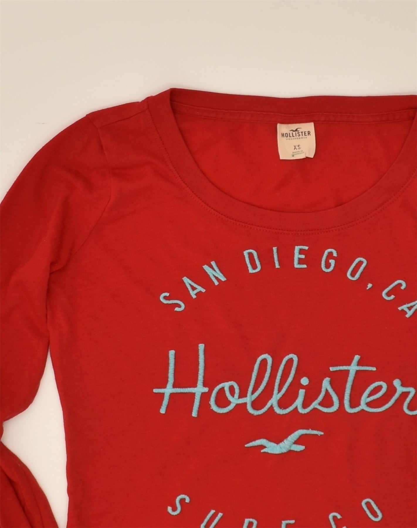 Buy the Hollister Women Shirt Red S
