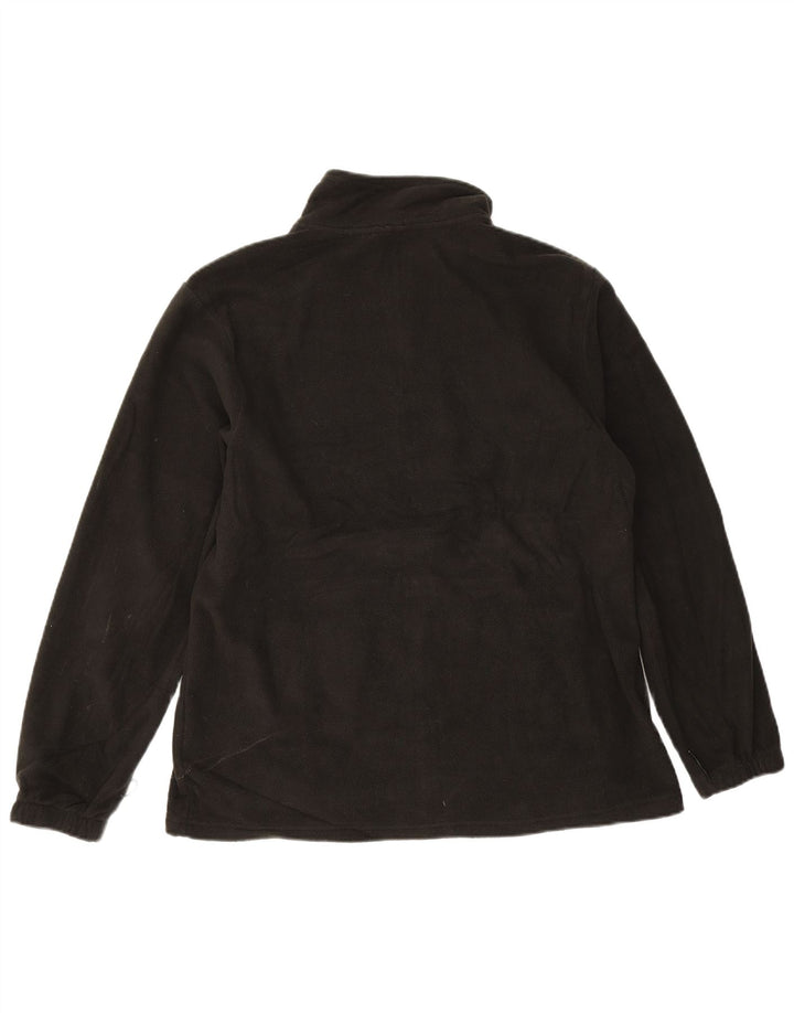 Mountain Warehouse Mens Fleece Jacket UK 38 Medium Black Polyester