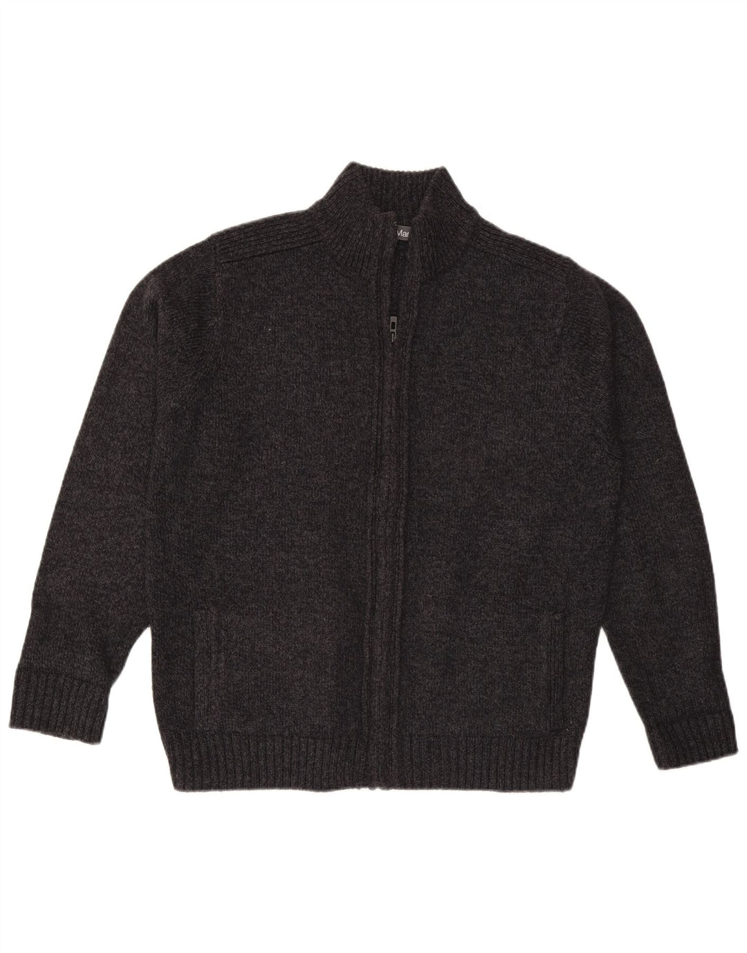 Marks & Spencer Mens Cardigan Sweater Large Grey Acrylic