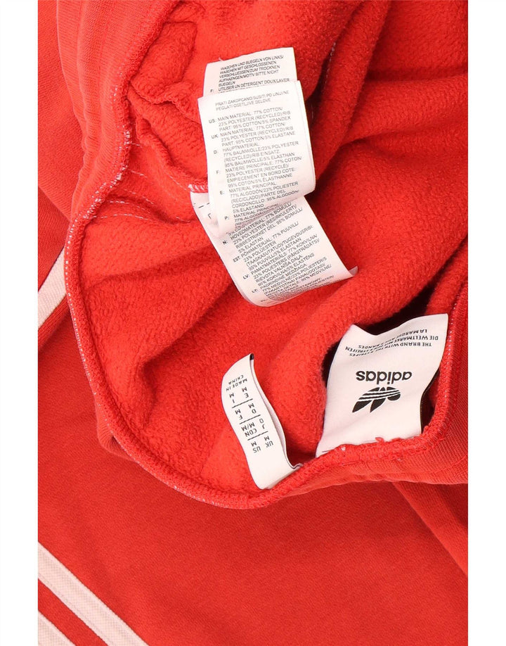 Adidas Mens Tracksuit Trousers Joggers Medium Red Cotton