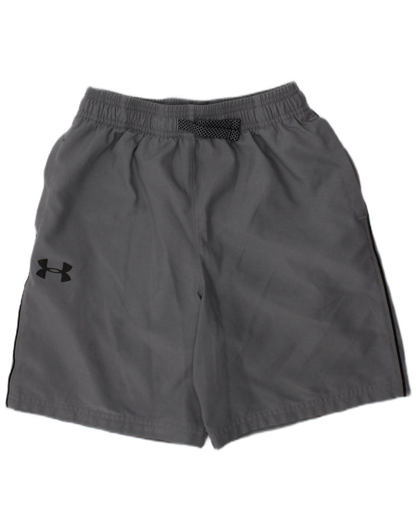 Under Armour Boys Graphic Sport Shorts 10-11 Years Medium Grey Sports