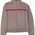 Nike Womens Tracksuit Top Jacket UK 16/18 XL Grey Colourblock Polyester