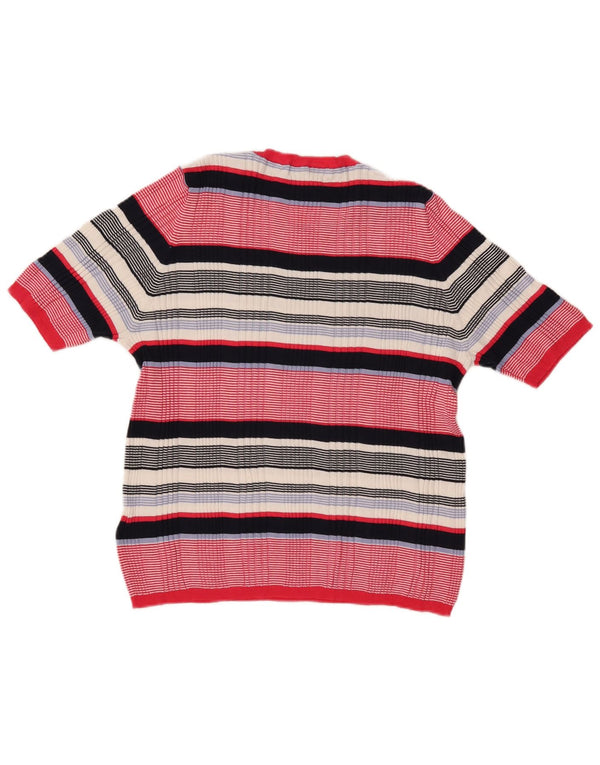 MARKS & SPENCER Womens Crew Neck Jumper Sweater UK 20 2XL Multicoloured