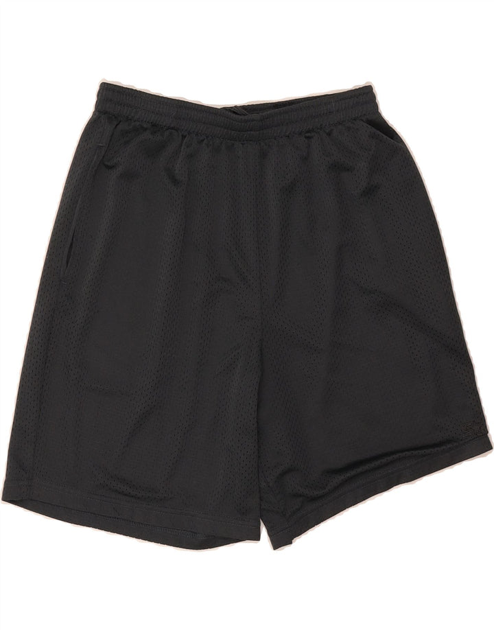 STARTER Mens Sport Shorts UK 32/34 Medium Black Polyester Vintage Starter and Second-Hand Starter from Messina Hembry 