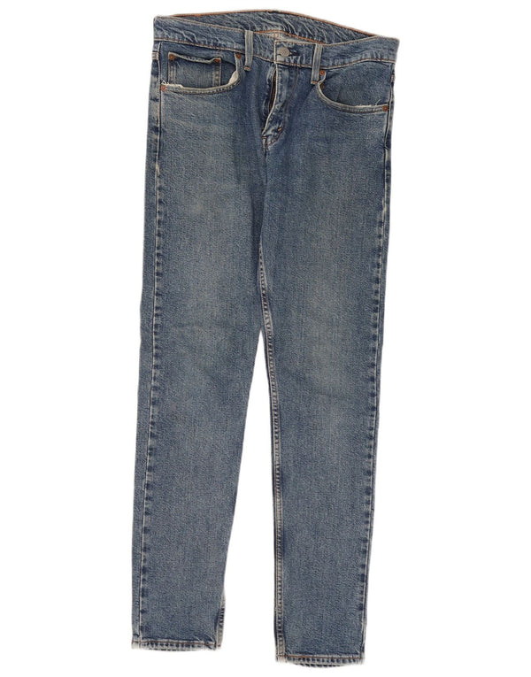 Levi's Mens 512 Slim Tapered Jeans W31 L32 Blue Cotton