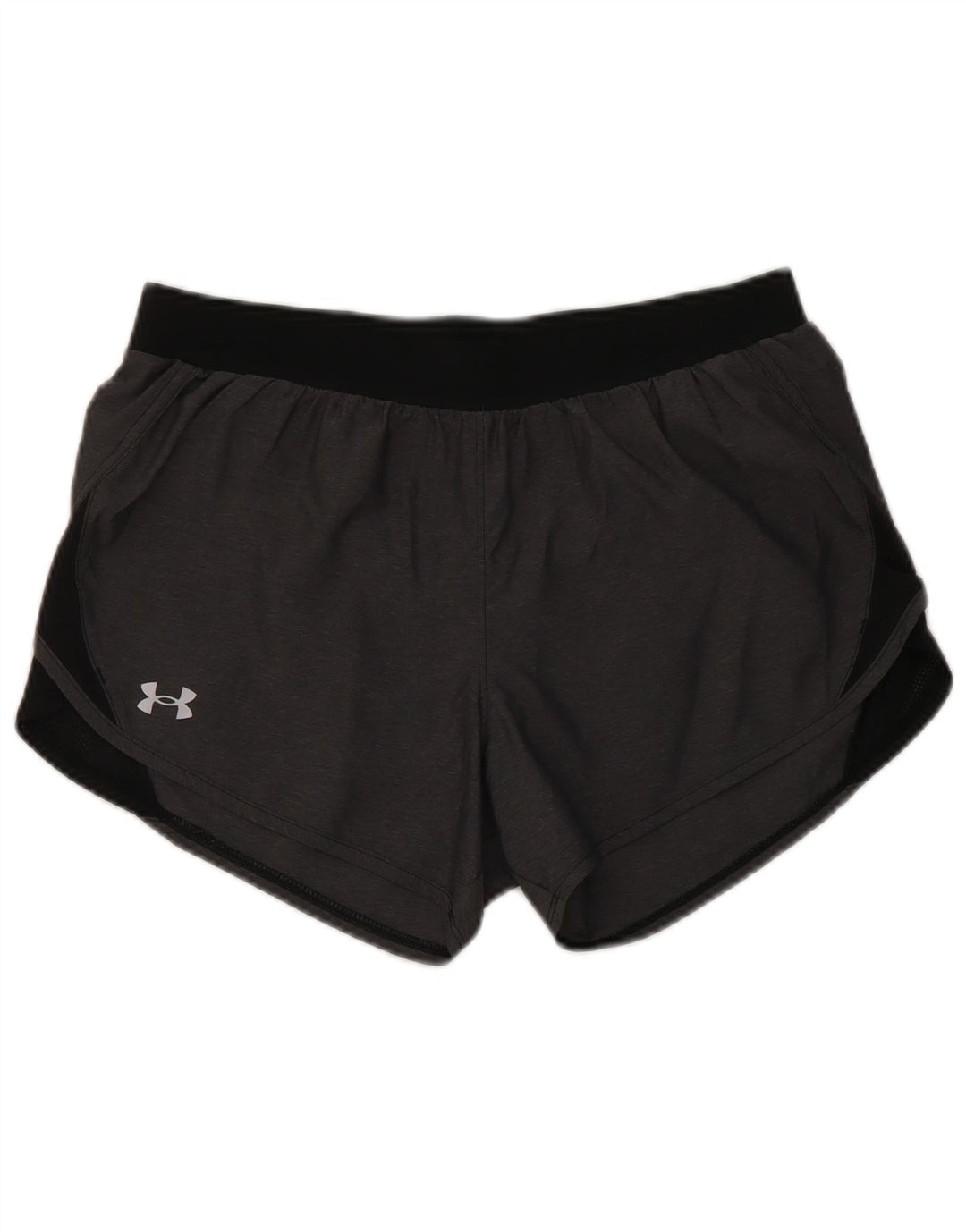 Under Armour Womens Heat Gear Sport Shorts UK 14 Medium Grey Polyester