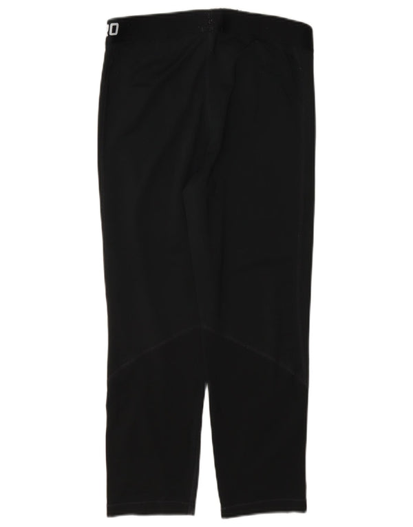Nike Womens Dri Fit Graphic Capri Leggings UK 12 Medium Black