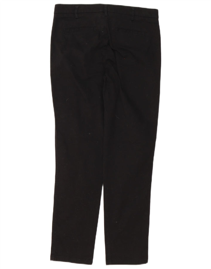 Benetton Womens Slim Chino Trousers W29 L29 Black