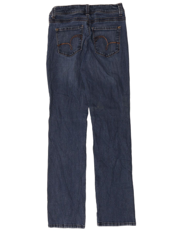 Lee Womens Straight Jeans US 4 Small W28 L30 Blue Cotton