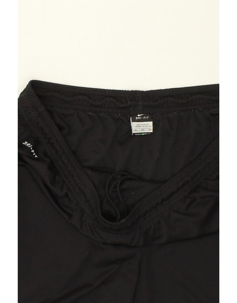 NIKE Mens Dri Fit Sport Shorts 2XL Black Polyester | Vintage Nike | Thrift | Second-Hand Nike | Used Clothing | Messina Hembry 