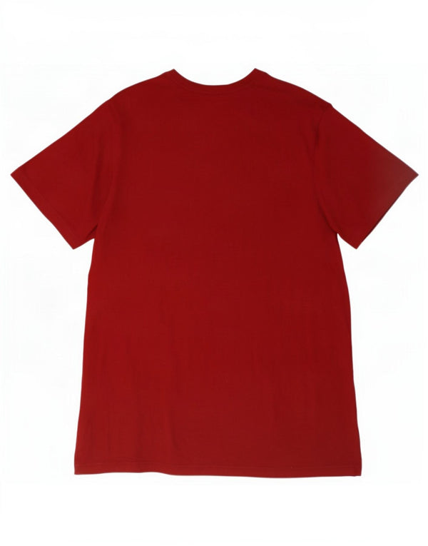 Adidas Mens Graphic T-Shirt Top XL Red Cotton