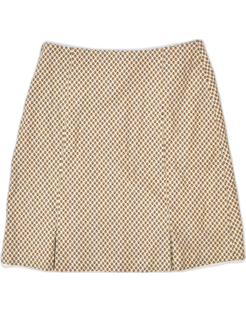 UNITED COLORS OF BENETTON Womens A-Line Skirt IT 44 Medium W29 Beige | Vintage | Thrift | Second-Hand | Used Clothing | Messina Hembry 