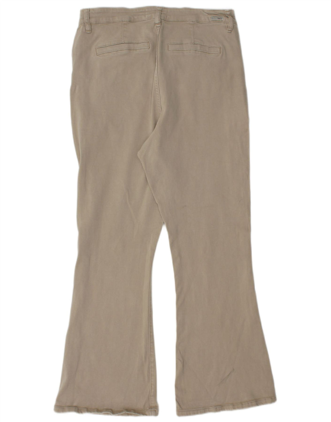 BKE Womens Bootcut Jeans W33 L28  Beige Cotton