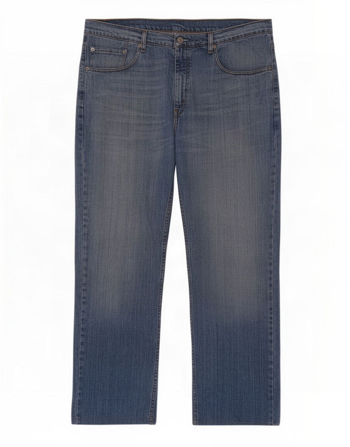 Levi's Mens 752 Straight Jeans W36 L31 Blue Cotton