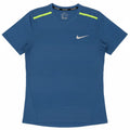 NIKE Mens Dri Fit Graphic T-Shirt Top Small Blue Polyester