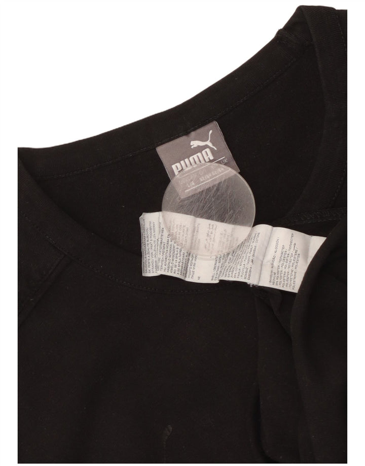 PUMA Mens BVB Dortmund T-Shirt Top Large Black Cotton