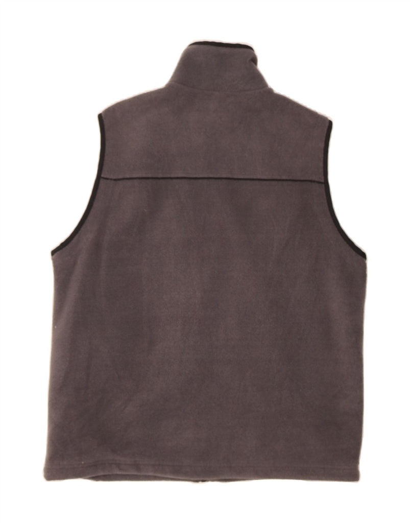 CHAMPION Mens Fleece Gilet UK 40 Large Grey Polyester Vintage Champion and Second-Hand Champion from Messina Hembry 