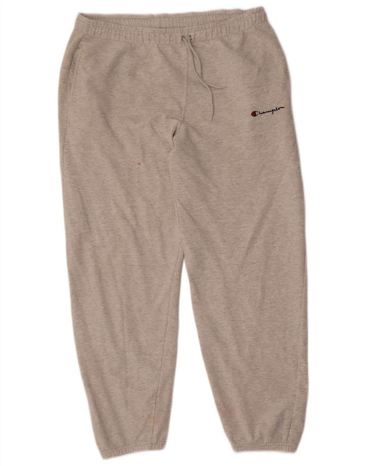 Champion Mens Tracksuit Trousers Joggers XL Grey Cotton