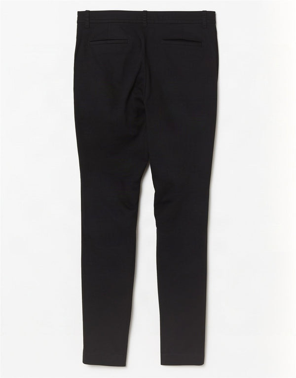 Massimo Dutti Womens Skinny Chino Trousers W34 L29 Black